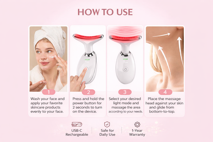 VIONA 7-in-1 LED Facial Sculptor